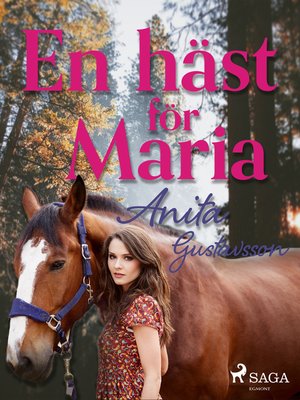 cover image of En häst för Maria